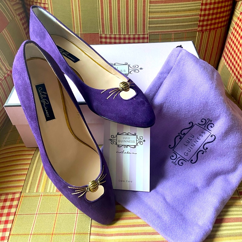Lulu Guinness Nathalie Purple Shoes